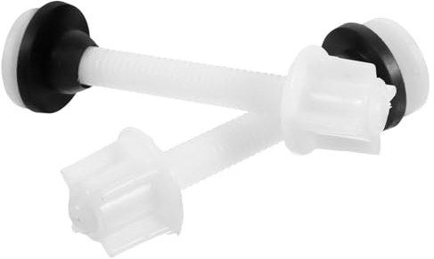 jojofuny Vis De Siège De Toilette Et Boulons De Réservoir En Abs Et Caoutchouc, Fixation Stable Et Solide, Kit De Remplacement Pour Wc Résidentiels Et Commerciaux,