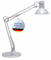 Maul LED Schreibtischlampe MAULstudy | Verstellbare Stehlampe mit Gelenkarm für Büro, Arbeitszimmer und Schreibtisch | Elegante Bürolampe aus Metall | Inklusive LED-Leuchtmittel | Silber