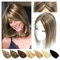 Haartopper für Frauen Glattes Haar-Topper for Damen, Clip-in-Einteiler, unsichtbares Haar-Toupet, 25,4–45,7 cm, chinesisches Remy-Haar, maschinell hergestelltes Basis-Haarteil Haarteil ( Size : 12inch