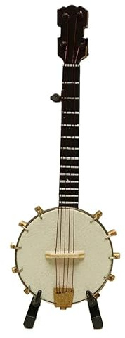 Dekorationen für Musikinstrumente Musikinstrument-Ornamente Banjo Mini niedliches dekoratives Kunsthandwerk (Size : 10cm)
