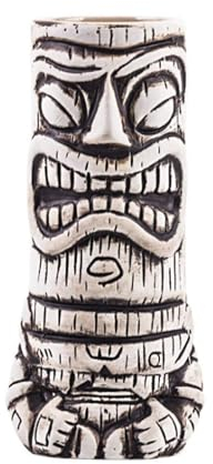 Dermonem Tiki - Taza de cóctel hawaiana de cerámica grande y bonitos vasos de cóctel exóticos/Tiki Bar Professional Vasos/Fiesta hawaiana Barware/Gran idea de regalo para el hogar