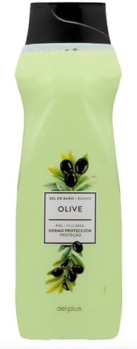 Olive Duschgel, 750 ml, trockene Haut. Deliplus