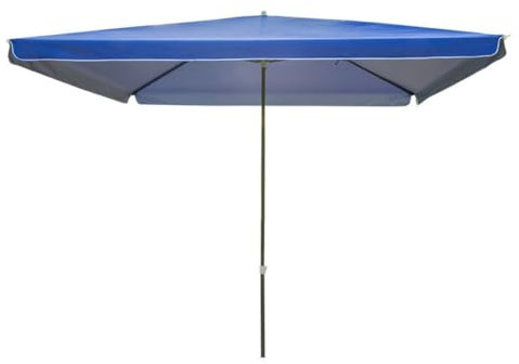 Sombrilla cuadrada grande para puestos, plegable, resistente a la lluvia y al sol, perfecta para patios, jardines, césped, playas y compras