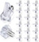 Klare Regalträgerstifte, 20 Stück 5mm Regalträger für Schränke, Klare Kunststoff-Regalstifte, Küchenregalclips, Kleine Regalhalter Ersatzstifte für Schränke, Bücherregale, Schränke