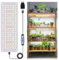 Aumtrly Grow Light, Vollspektrum-Pflanzenlicht für den Anbau kleiner Pflanzen unter dem Schrank, Schlankes 138 LED-Pflanzenlampen-Panel mit 6/12/16H Zeitschaltuhr, 3 Lichtmodi, 5 Dimmen