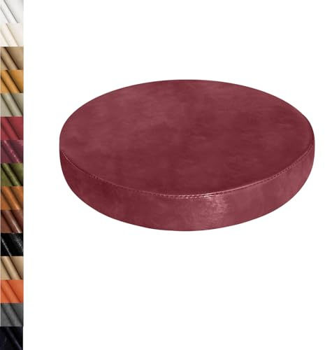Lsjoaw Rund Sitzauflage Sitzkissen 40X40X3CM Runde Stuhl Sitzpolster Outdoor Garten Stuhlkissen Rundes StüHle Sitzauflagen Sitzunterlage Chair Cushion Color#10 Lila