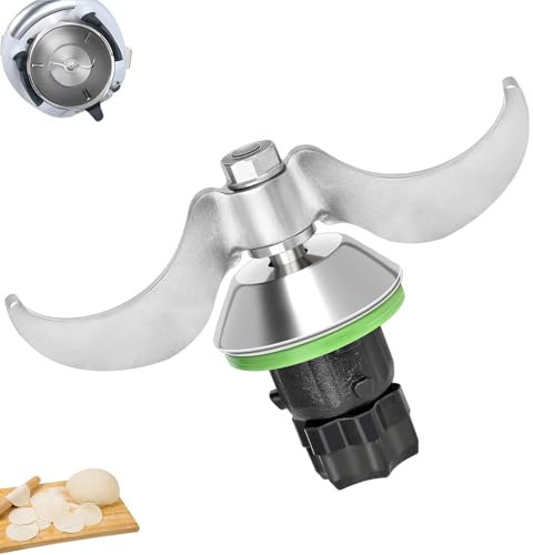 Teigmesser Thermomix TM6, Messer für Vorwerk Thermomix TM5,TM6 Küchenmaschine, Edelstahl Teigmischmesser, Patix Teigmesser tm6 für Schwere Teige, Kein Teig Rückstand und Schmutzkontamination