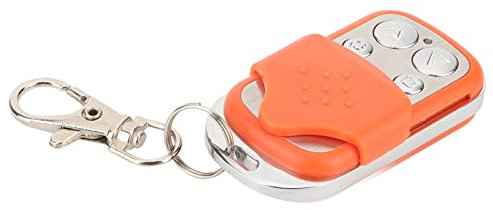 40m 433.92MHz Gate Control Remote Key FOB mit Schlüsselbund, ABS -Zink -Legierung Automatische Tür Fernbedienung für Hühner -Coop -Tür -Garagentür