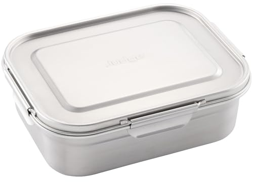Judge Stainless Steel Lunch Box 2.1L – Leakproof, Reusable Food Container, Leakproof Metal Bento Box
