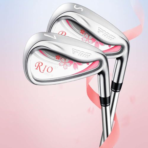 Lady's Golf Clubs Rio III No. 6/7/8/9/P/S Iron Women Right Handed Professional Golf Iron Club Practice Pole Stainless Steel (No.S,with Graphite Shaft)