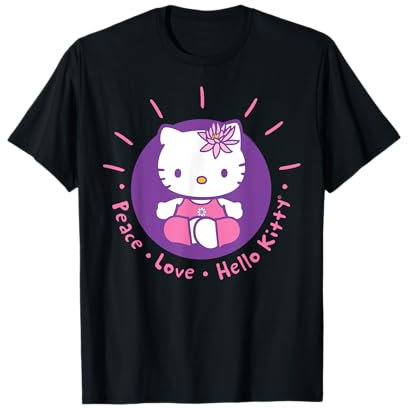 Hello Kitty Peace and Love Yoga T-Shirt