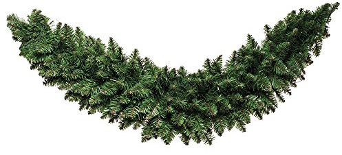 XONE Super Ghirlanda Premium 400 CM | Corona di Natale in PVC Diametro Max 40cm | Decorazione Natalizia