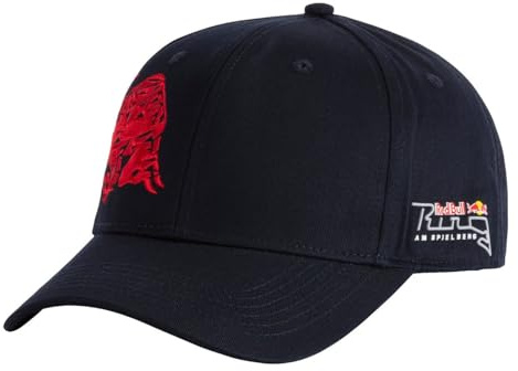 Red Bull Cappellino Adrenaline RRI 1H OS 2 Cappello Baseball Regolabile - Logo Toro Ricamato Oversize E Chiusura Snapback con Visiera Curva