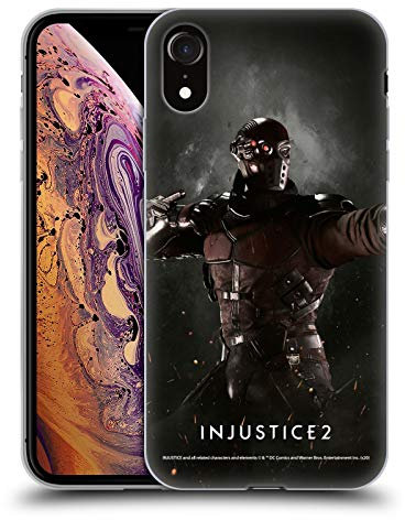 Head Case Designs Offiziell Offizielle Injustice 2 Deadshot Darsteller Soft Gel Handyhülle Hülle kompatibel mit Apple iPhone XR