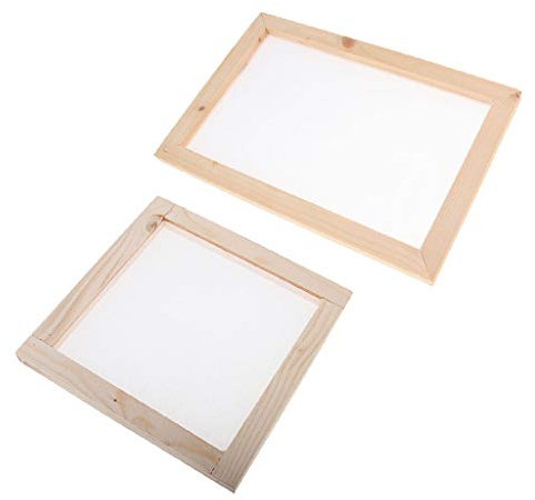 B Baosity 2X Neuer A4 Papierherstellungsform Siebrahmen DIY Recyclingpapierzubehör