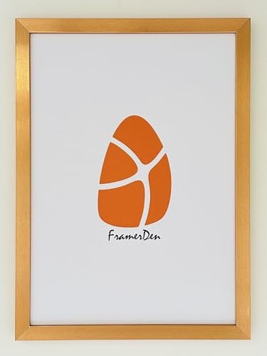 Rainbow 20 Colours Range Modern Thin Picture Photo Poster Frame Decor A2 A3 A4 A5 Sizes (Rose Gold, A4)