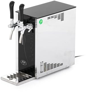 ich-zapfe Dispensador de Cerveza, PYGMY 25/k Exclusivo, dispensador de 2 grifos, con compresor de Aire