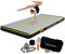 AirTrack Nordic Carbon 3m - 8m mit elektrischer Luftpumpe, aufblasbare Gymnastikmatte Zuhause, besten für Gymnastik & Cheerleading, 1.5m breit & 15cm dick air tracking matte, Air Track Yellow