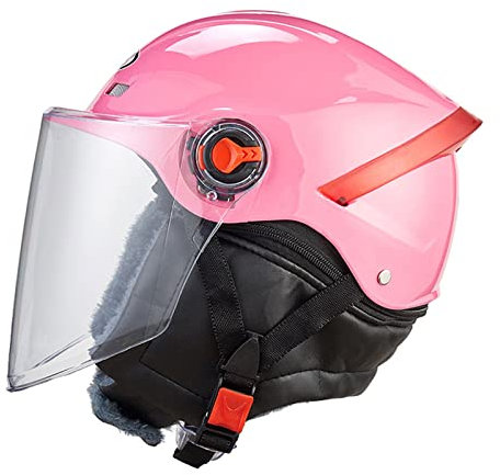 Casques Vintage à Face Ouverte avec Visiere, Casque Jet Demi-Casques Retro ECE Homologué Casque Cap de Moto Vintage pour 4 Seasons Adult Cruiser Chopper Scooter(56-62cm) (Color : X2)