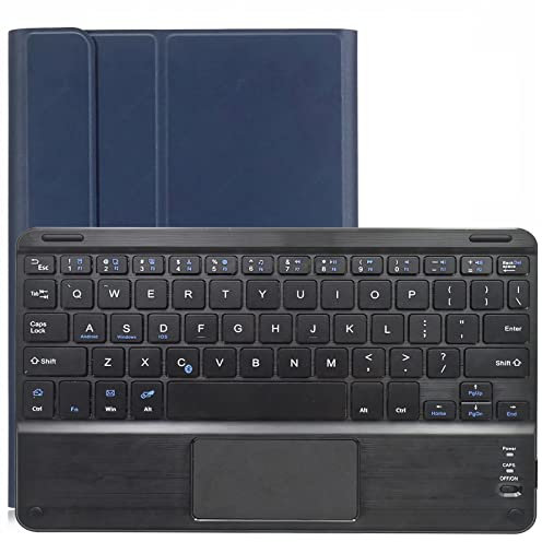 MG REAL Custodia per Tastiera per Samsung Tab S6 10.5 Pollici 2019, [Layout Italiana] Tastiera Bluetooth Magnetica Rimovibile Wireless con trackpad, Cover per visualizzazione Multi-Angolo,Blu
