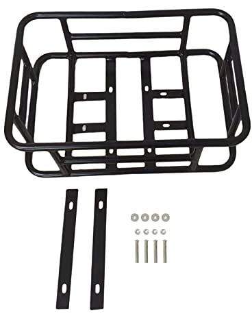 Harilla Panier de Vélo Avant en Fil de Fer Panier de Vélo Arrière, Porte-Bagages de Vélo Suspendu Avant Arrière, Panier de Vélo de Cadre Avant pour Vélo