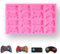 Silikonform für Gamecontroller, Geschenk für Jungen, antihaftbeschichtet, lebensmittelecht, für Schokolade, Süßigkeiten, Gelee, Eiswürfel, Hundeleckerlis, Cupcake-Backform, Muffinform