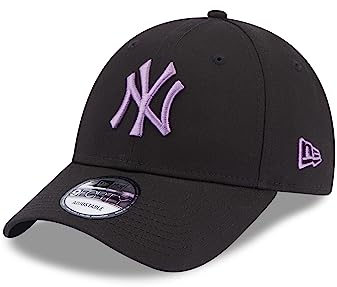 New Era Baseball Fanprodukt New York Yankees MLB Basecap Kappe Cap schwarz lila NY 9Forty - One-Size