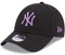 New Era Baseball Fanprodukt New York Yankees MLB Basecap Kappe Cap schwarz lila NY 9Forty - One-Size