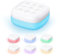 OQIMAX Machine à Bruit Blanc 30 sons, Haut-parleur sans Fil, 7 Veilleuse, Machine à Bruit de Sommeil pour Bébé Adulte Enfant, Minuterie et Fonction Mémoire pour Yoga, Aide à la Méditation, Sommeil