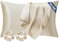 Seiwohl Satin Kissenbezug 40x60 2er Set, Weich wie Seidenkissenbezug Silk Pillowcase, Vegane Seide Kopfkissenbezug Kissenhülle Seidenkopfkissen für Haar und Haut mit 2 Haargummis, Beige