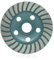 JeeynoTols Beton Diamantschleifscheibe - 4.5/115mm Winkelschleifer Turbo Row Cup Rad für Schleifen/Polieren/Reinigen Oberfläche Granit,Beton,Stein,Zement,Marmor,Felsen Bohrung 22.23mm