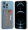 ÁRBOLORO Cover per iPhone 12/12 Pro con Porta Carte Custodia Trasparente Case Ultra Slim Clear Bumper Anti-Graffio Antiurto Portafoglio Case per iPhone 12/12 Pro