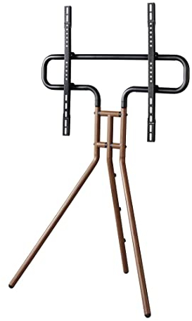 Hama Supporto per TV, design a cavalletto, 191 cm (75), altezza variabile, effetto legno, noce