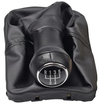 Schaltknauf Knauf Für VW Käfer 1998–2010 5-Gang-Schaltknauf Ledermanschette Schalthebel Griff (Farbe : 2)