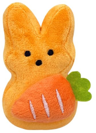 Fiorky 2024 New Upgrade Osterhase Plüsch, Osterhase mit Karotte Stofftiere, Karotte Peep Bunny Puppe Adorable Ostern Korb Osterhase Dekorationen for Kinder