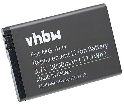 vhbw 1x Batterie Remplacement pour Spectra MG-4LH, TS21878, 206465 pour GPS, Appareil de Navigation (3000mAh, 3,7V, Li-ION)