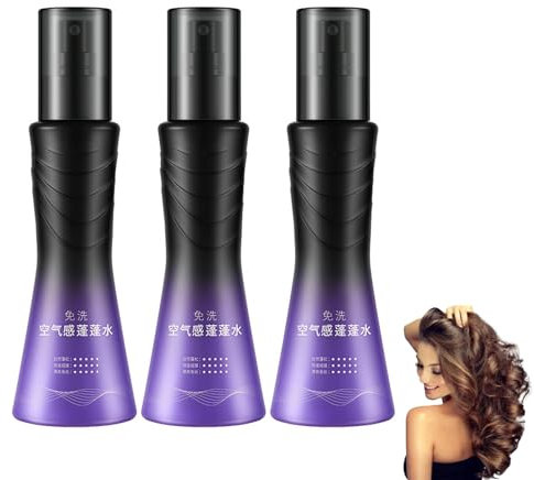 Leave-In Refreshing Voluminous Non-sticky Spray for Hair Care, Leave-In Airy Pomade Spray, Quick Volume Hair Long Lasting Refreshing Spray, Fluffy Volumizing Hair Spray (3PCS)