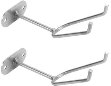 BODYA 2Pcs Paint Spray Gun Holder Stand for Gravity Feed Cup HVLP Wall Mounted Hook Booth