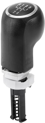 TUCKBOLD Perilla De Cambio Manual 5 Velocidades Para Opel Corsa D 06-15 | Manual De 5 Velocidades, Negro, Tono Plateado, Plástico, Para Opel Adam 12-19