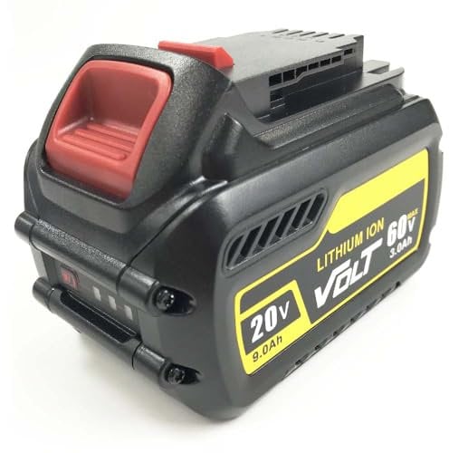 Hktenhope 【Upgrade】20V/60V 9.0Ah Power Tool Replacement Battery for Dewalt Drill DCB606 DCB612 DCB609 DCB205 DCB200 Replace for dewalt battery