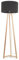 ValueLights | Natural Wood Tripod Floor Lamp with Charcoal Grey Boucle Drum Lampshade Living Room Light | Floor Lamps, Home Décor & Improvement Essential | Included LED Bulb
