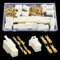 YIXISI 100 Pièces 2.8mm Automobile Connecteur Kit, 4 Broches de Fil Électrique Connecteur et Femelles Sertir Cosse Assortiment, pour Moto, Voiture, Camion, Scooter, Bateaux Électrique