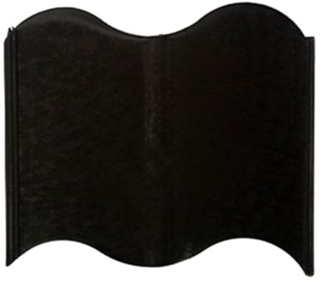 Yominerr Valla de jardín, patio, paisajismo, césped, camino, cerca, jardín desmontable, parterre, cerca, decoración del hogar, negro