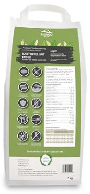 SALiNGO Veganes Trockenfutter Kartoffel mit Erbse | Hundefutter für Hunde Aller Rassen | getreidefreies Trockenfutter