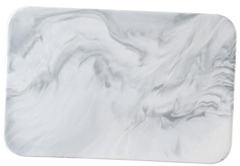 COLLBATH Tabla de Cortar de Cerámica con Diseño de Mármol para Cocina Reutilizable Fácil de Limpiar Plato para Servir Pan Sushi Tabla de Cortar Multifunción Material Resistente