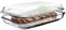 KADAX Cacerola rectangular de 6 l de vidrio resistente al calor con tapa, apto para lavavajillas, platos para asar, cazuela de cristal para lasaña, pasteles (transparente)
