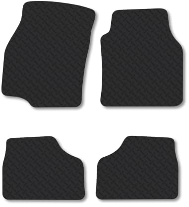 Vauxhall Astra (1998-2004) 5mm Rubber Car Mats | Heavy Duty Rubber Tailored Fit Floor Mats Full Coverage Durable Waterproof Accessories Easy Clean Anti Slip Made in the UK