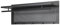 HAKU Möbel Wandgarderobe, schwarz, Metall - Maße: B 75 x H 30 x T 26 cm, Style: Modern