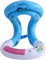 Gilet da nuoto gonfiabile con cinghie regolabili e fibbia di sicurezza, aiuto di galleggiamento portatile per adolescenti e adulti, piscina, lago, spiaggia, età 14+, L (blu)