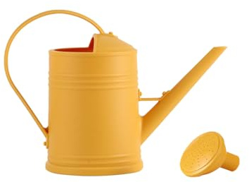 GießKanne Klein, Mini GießKanne, Giesskanne Klein, Giesskanne Zimmerpflanzen,Watering Can Mit Abnehmbarer Brause PflanzengießKanne BlumengießKanne DekogießKanne (Gelb)